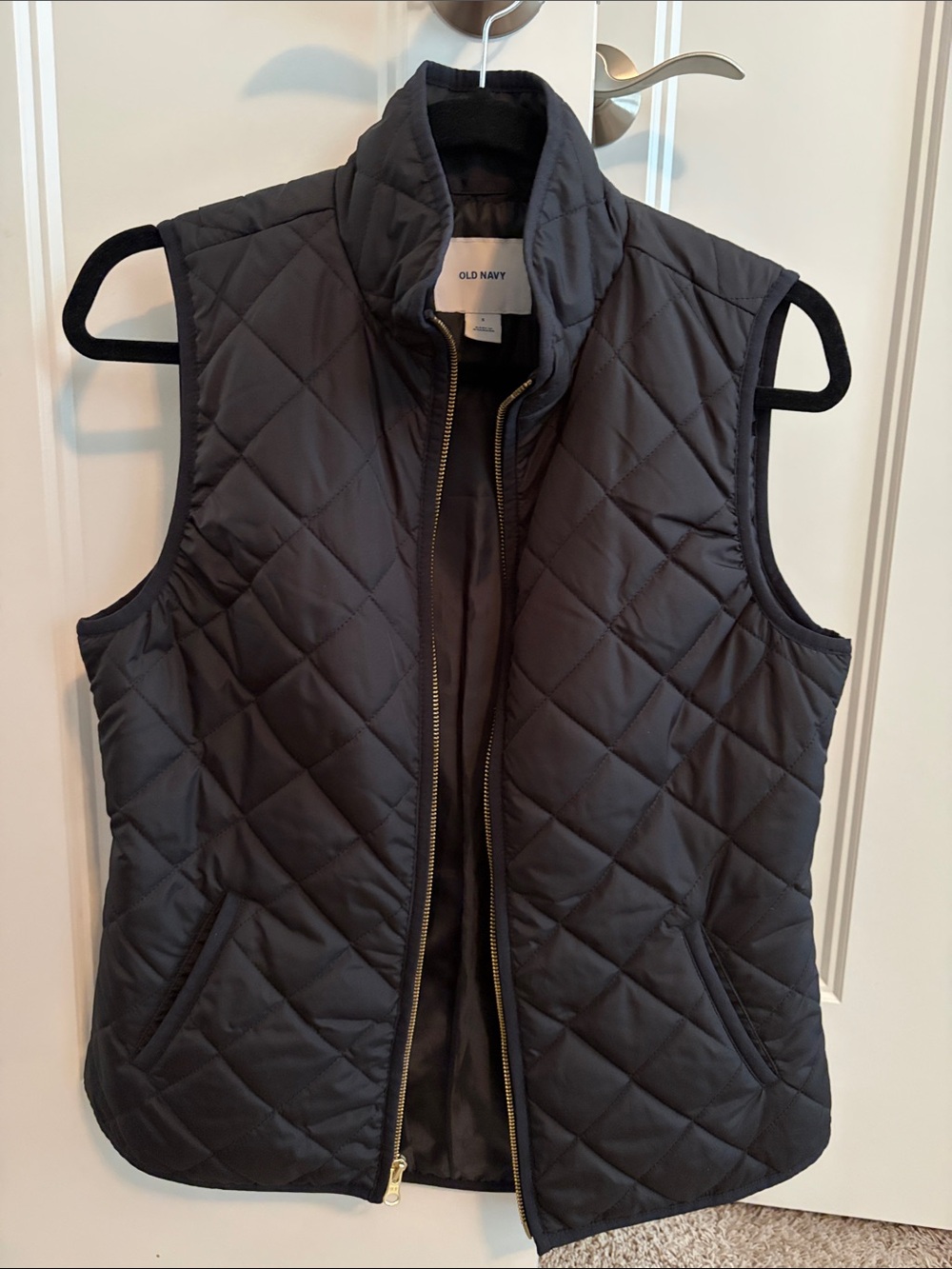 Old Navy Quilted Navy Blue Women's Vest